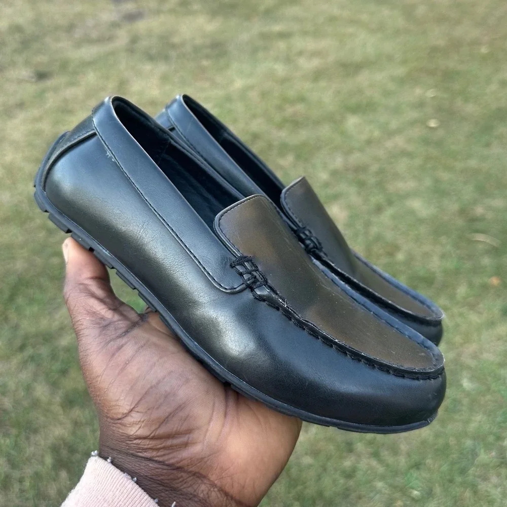 Crown & Ivy Kids Little Boys Black Cooper Loafers Size 13 Black‎